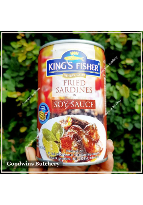 King's Fisher Bali SARDEN SAOS KECAP sardine soy sauce HALAL 425g